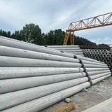 Cone shaped cement rod, non prestressed, flange assembled rod